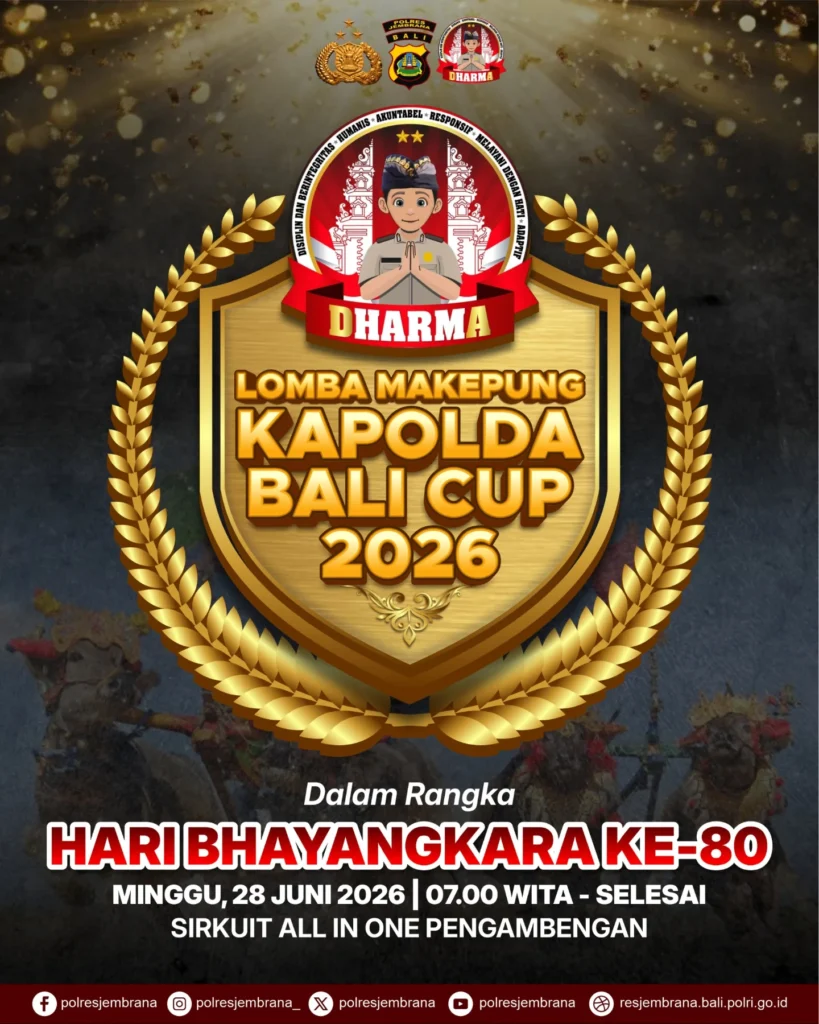 Jadwal Makepung Kapolda Cup 2026 makepung kapolda cup 2026